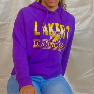 Purple Laker Cropped top